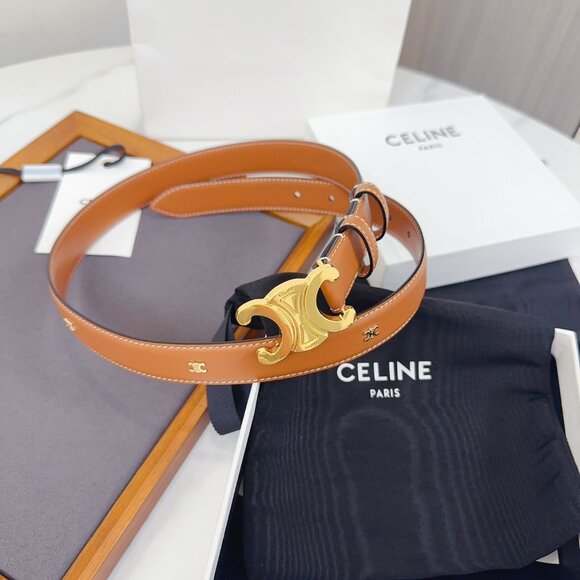 Classic Celine Brown Waist Belt - Picture 1 of 7